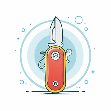 Illustration of a Swiss Army Knife