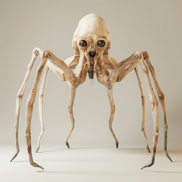 extraterrestre terror&iacute;fico, con aspecto de ara&ntilde;a gigante