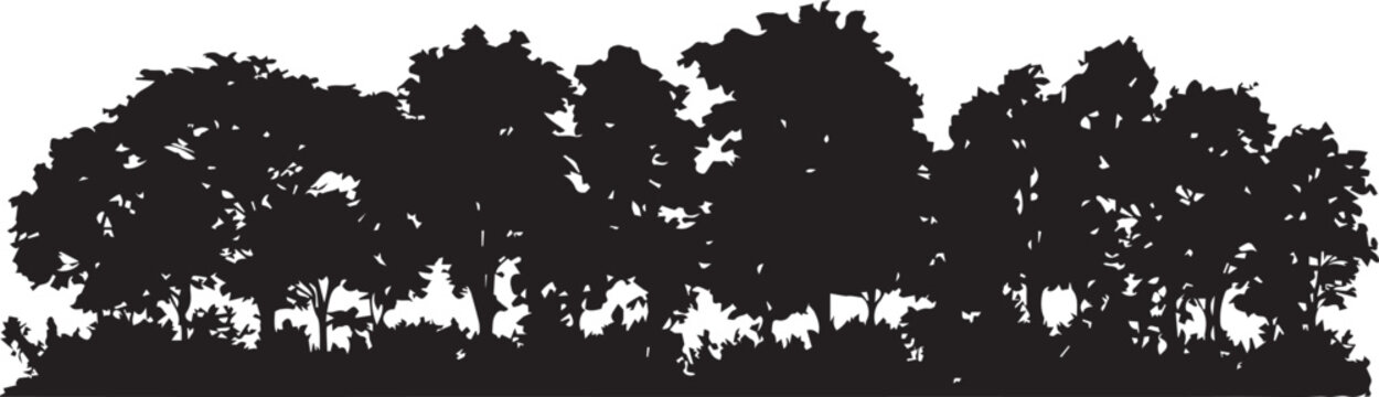 Grunge ink splash and black and white paint splatter design featuring a silhouette of a nature tree with a dirty texture and spray drip elements on a stained paper border illustration