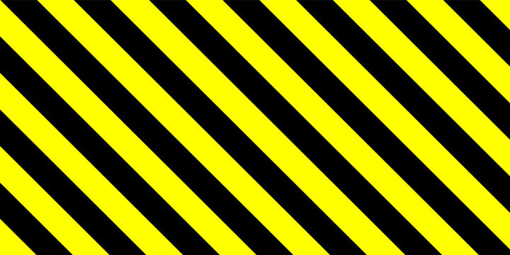 yellow and black zebra warning stripes.eps 10
