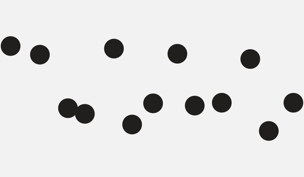  black dots on gray background, abstract pattern