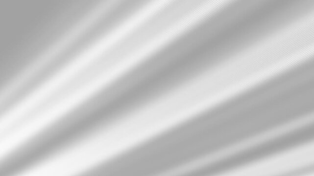 Soft gray diagonal light rays on minimal background, abstract smooth motion with gentle blur, modern clean design, subtle depth and calm visual effect.
