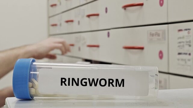 RINGWORM treatment tablets used to treat fungal infection of the skin