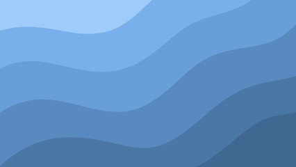 Obraz premium Abstract Blue Waves Background