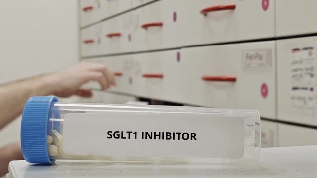 SGLT1 INHIBITOR tablets used to reduce glucose absorption in diabetes management