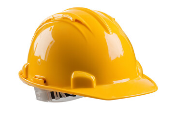 Fototapeta premium Yellow Hard Hat isolated on white background png