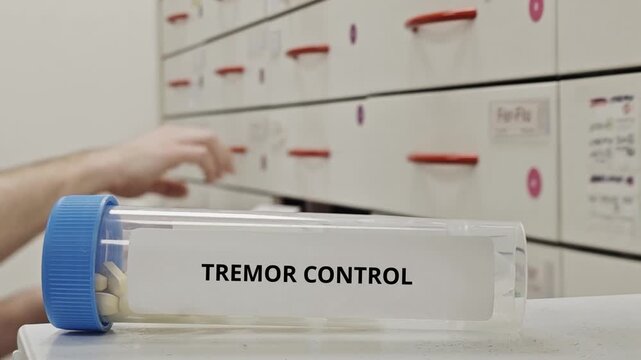 TREMOR CONTROL tablets used to reduce involuntary shaking and improve motor stability