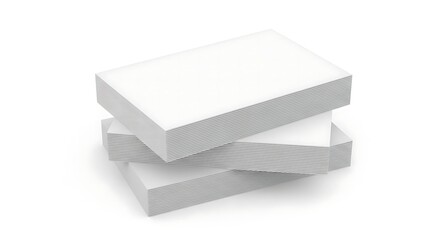 Fototapeta premium A stack of insulating sheets with a textured middle layer