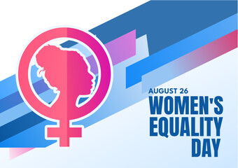 Women's Equality Day - banner, poster, vector illustration © KR Studio