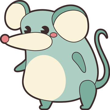 Lovely standing mouse