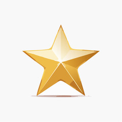 Obraz premium Golden Star Icon