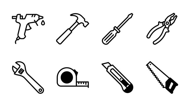 Collection of various hand tools 20.