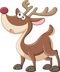 Fototapeta premium Cartoon moose