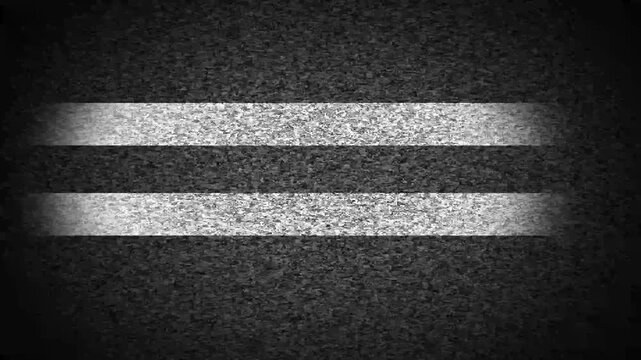Vintage Television Turning on and Off with Static Noise Glitch Screen, Retro Analog TV Signal Error Background, Old TV Switching on and Off Effect.