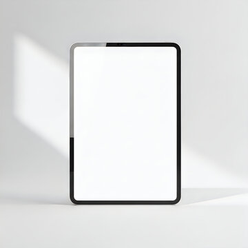 Sleek modern smartphone with curved edges on a light background