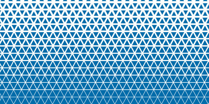 Triangles Halftone Pattern Vector Abstract Geometric Technology Background. Triangular Half Tone Texture