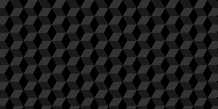 Illustration squares seamless geometric pattern with cubic shapes. Abstract geometric triangle background mosaic wallpaper.