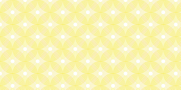 Seamless geometric spiral pattern and abstract circle wave lines overlapping pattern isolated. Design technology or modern concept. Ornament overlapping background. Colorful element line pattern.