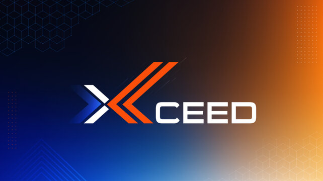 Modern abstract letter X logo for technology, speed, and corporate growth.