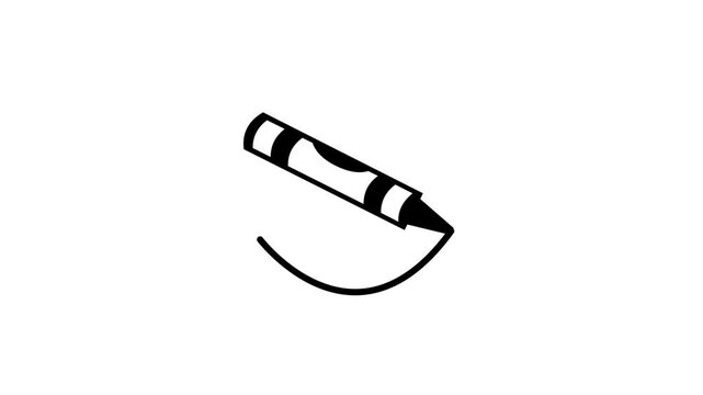 Edit icon animation for design software, digital editing tools, and creative applications. waithe  background