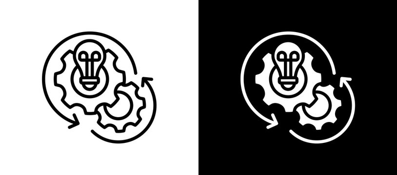 Creative Process blackwhite icon
