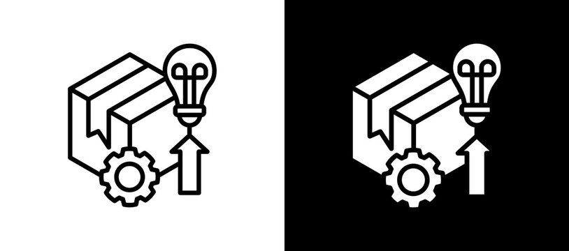 Product Upgrade blackwhite icon