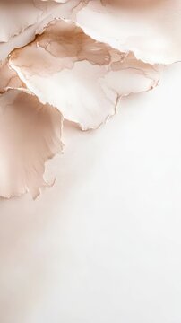 A person tears paper in a flat lay. The tearing creates shapes and textures. This takes place in a well-lit area. The focus is on the paper and the details of the tears