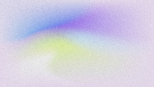 Soft pastel gradient background with grainy noise texture. Blurred blue, purple, and light green hues blend smoothly, creating a dreamy effect.