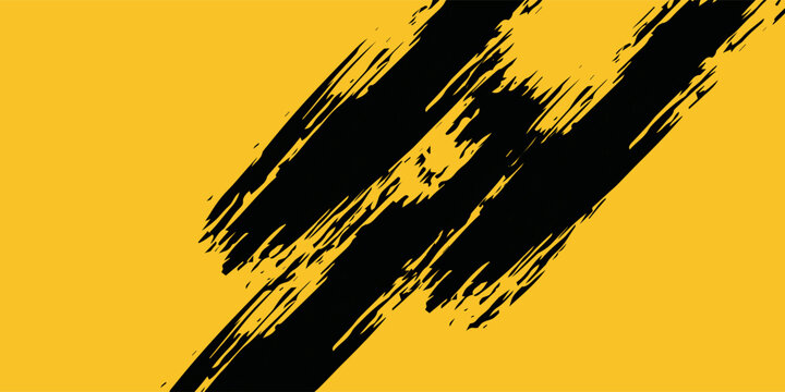 Yellow and black backdrop with dot halftone pattern element. Abstract brush grunge background. retro comic concept for your graphic design, banner or poster See Less.Eps10