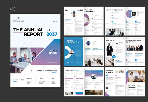 The Annual Report Brochure Template