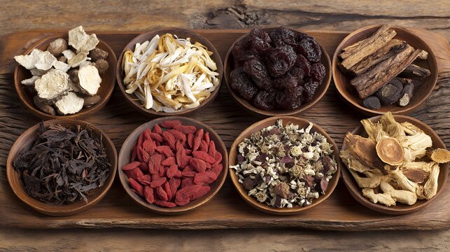 Traditional Chinese Herbal Medicine: Natural Dried Herbs for Wellness