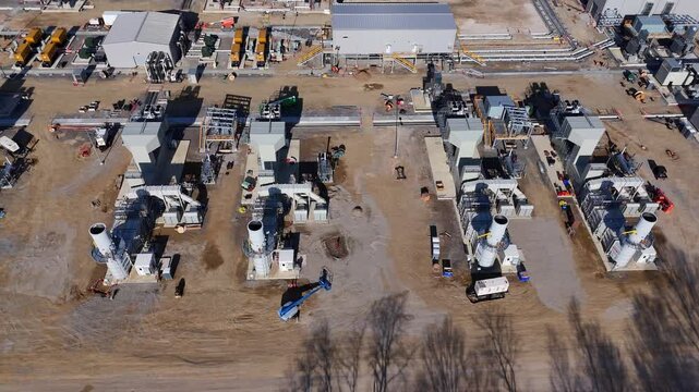 Meta data center expansion in New Albany, Ohio featuring hyperscale technology