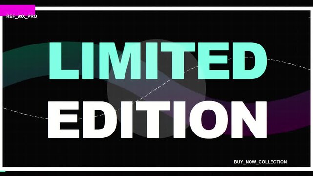 Modern Limited Edition Motion Graphic Title for Digital Marketing Promotions