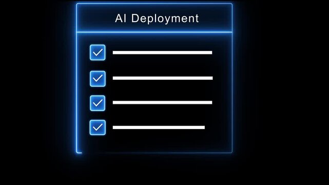 AI deployment cybersecurity software developer coding programming technology machine learning next gen concept with developer hand interacting transparent screen showing coding animation 4k vido