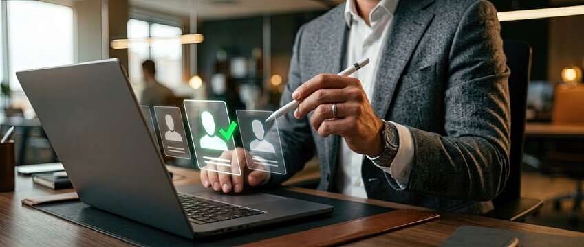 Enhancing business efficiency through digital tools and remote collaboration modern office environment informative visual content professional perspective innovation