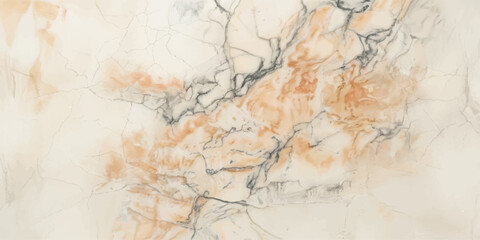 Fototapeta premium Exquisite natural marble pattern with elegant textures and subtle color variations, creating a luxurious and sophisticated visual experience. for ui, web, art, design, background, etc.