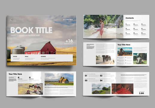 Book Title Here Magazine Template