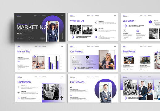 Business Marketing Plan Presentation Template