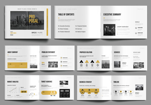 Business Proposal Template for Corporate and Startup Use