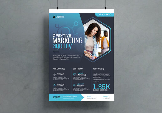 Creative Marketing Agency Flyer Template