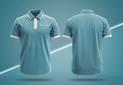 Corporate Uniform Polo T Shirt Template Layout