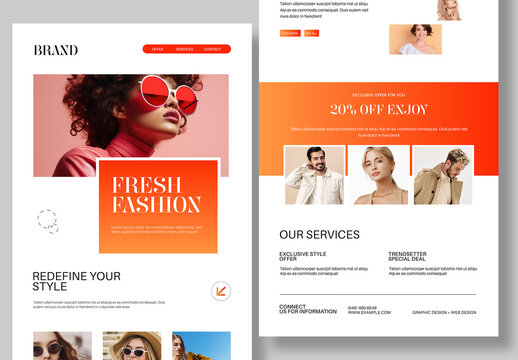 Email Newsletter Template Design