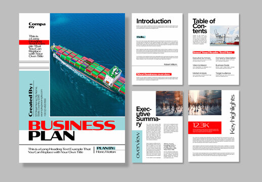 Modern Corporate Business Plan Template
