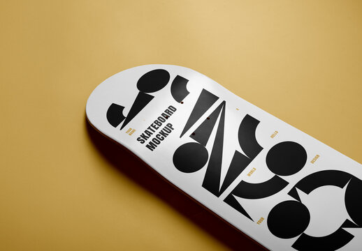 Skateboard Deck Mockup