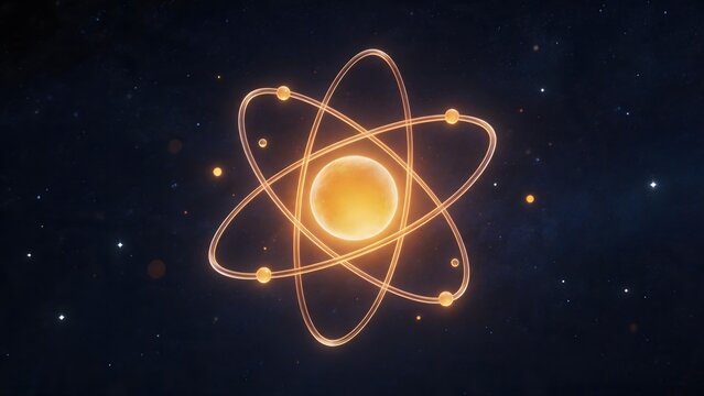 Atomic structure in space