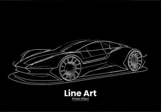 Line Art Photo Effect