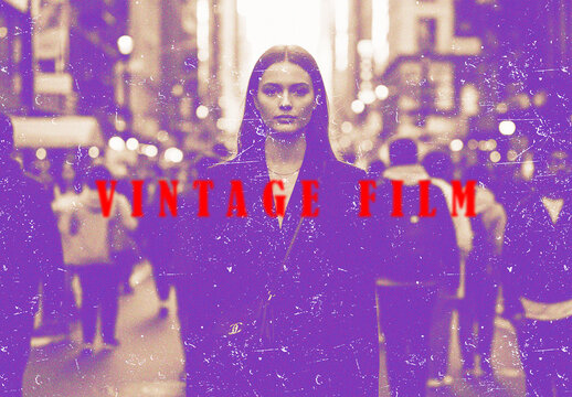Vintage Film Photo Effect
