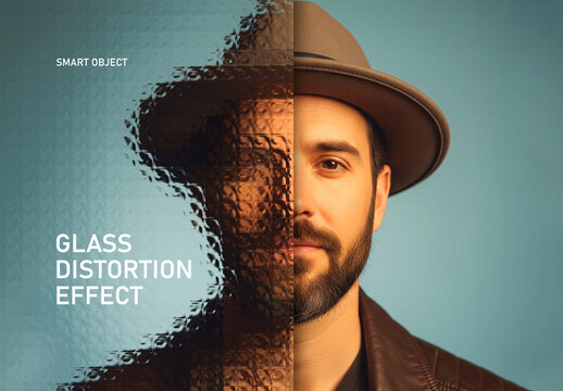 Glass Distortion Photo Effect