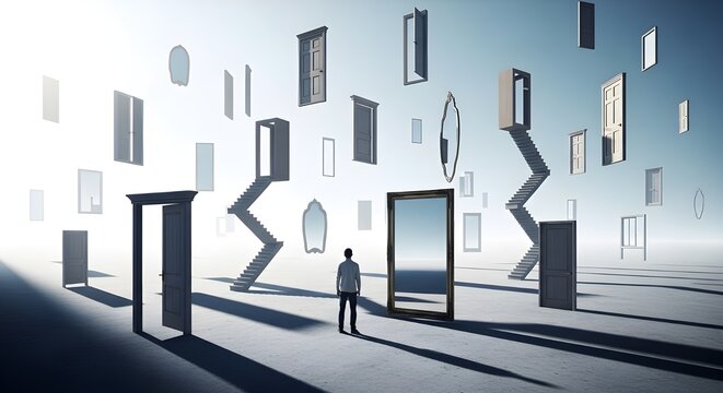 Floating Reality Scene