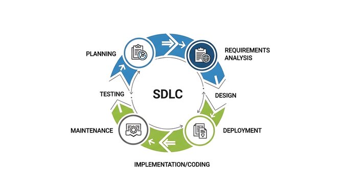 SDLC software development life cycle process.